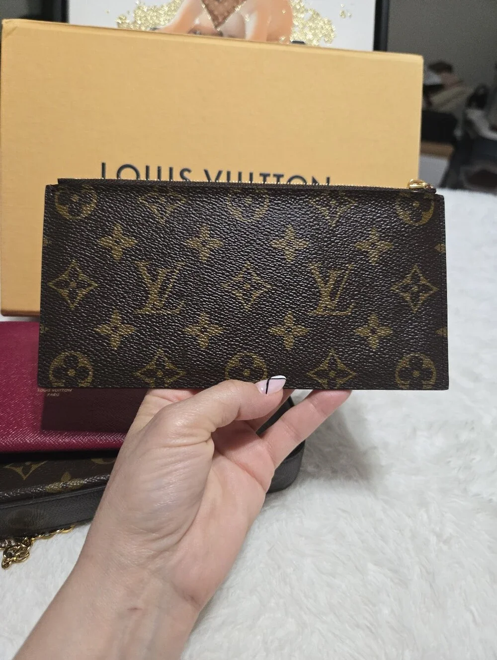 🔥 Louis Vuitton Monogram Felicie Pochette Full Set 🔥